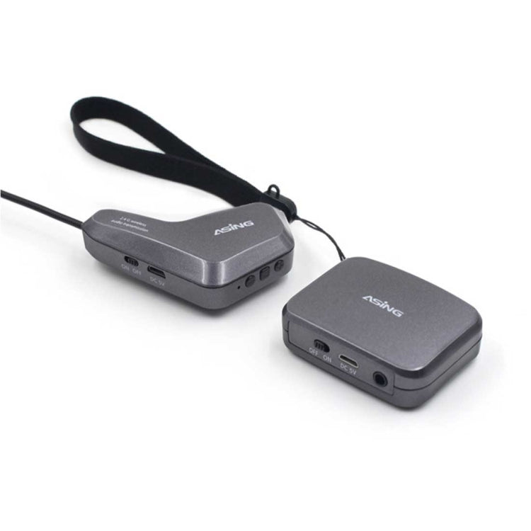 ASiNG WM01 Microfono pickup elettronico per trasmissione audio wireless da 2,4 GHz, distanza di trasmissione: 50 m, WM01