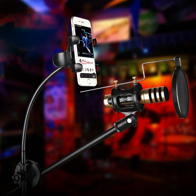 Supporto microfono e telefono regolabile con filtro anti-pop