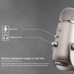 Microfono a condensatore USB Logitech Blue Yeti