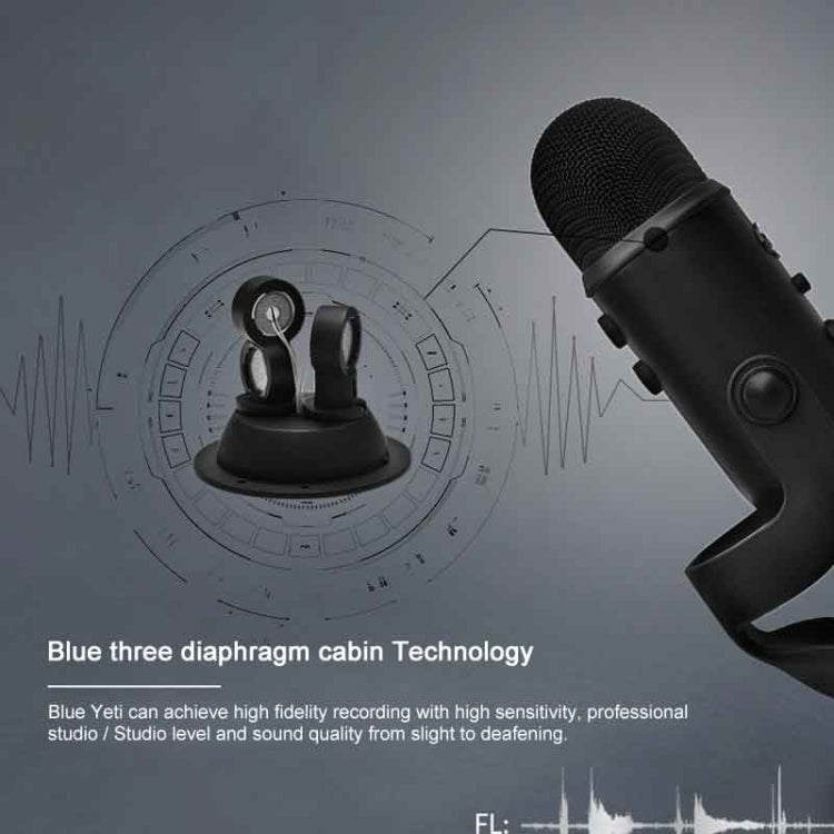 Microfono a condensatore USB Logitech Blue Yeti