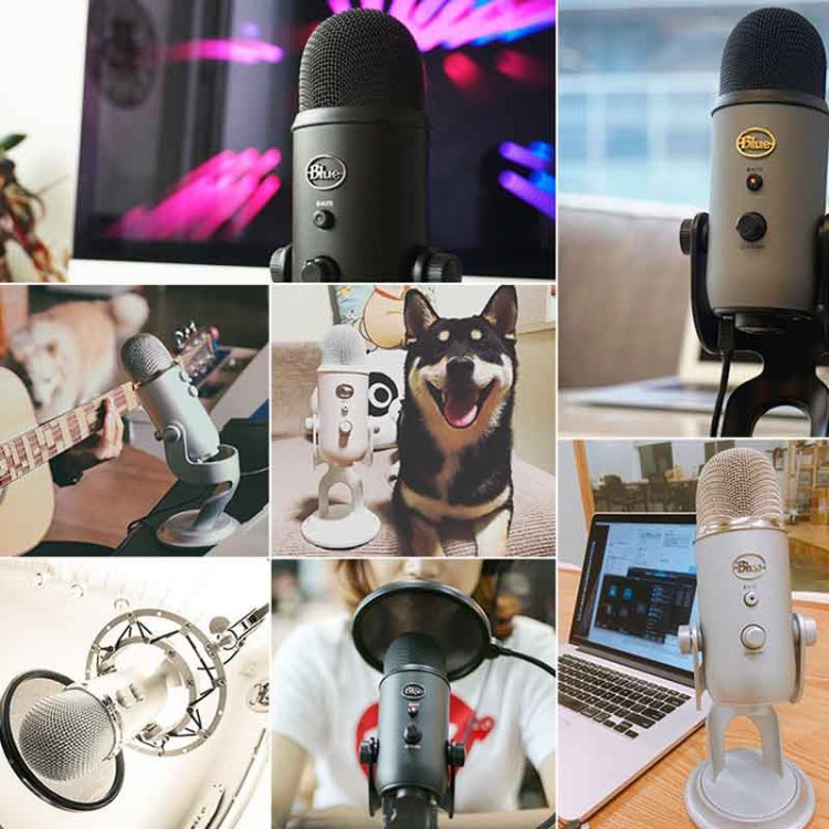 Microfono a condensatore USB Logitech Blue Yeti, Blue Yeti(Black), Blue Yeti(Blue), Blue Yeti(Silver)