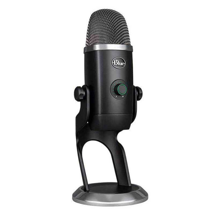 Logitech Blue Yeti X USB Condenser Live Broadcast Microphone with Recording, Blue Yeti X