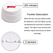 Rilevatore di perdite d'acqua DY-SQ100B con due sensori, DY-SQ100B