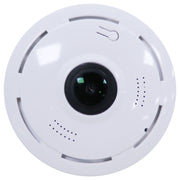 JJX-1801 Telecamera IP WiFi wireless intelligente grandangolare da 1,0 MP Fisheye, supporto scheda TF (massimo 128 GB), JJX-1801