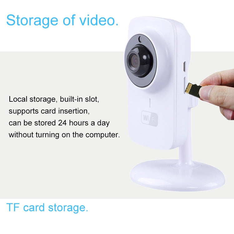 Telecamera IP Wi-Fi wireless 1,0 MP con audio bidirezionale