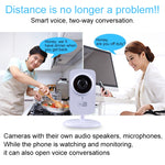 Telecamera IP Wi-Fi wireless 1,0 MP con audio bidirezionale