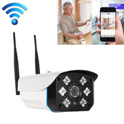 J-06 Telecamera IR Wi-Fi IP wireless da 1.0 MP per interni ed esterni, supporta visione notturna a infrarossi/rilevamento del movimento/scheda TF (64 GB massimo), distanza IR: 50 m, J-06