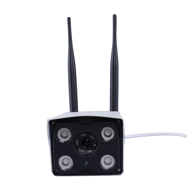 J-02100 Telecamera IP WiFi wireless intelligente con doppia antenna da 1,0 MP, supporto per visione notturna a infrarossi e scheda TF (64 GB massimo), J-02100