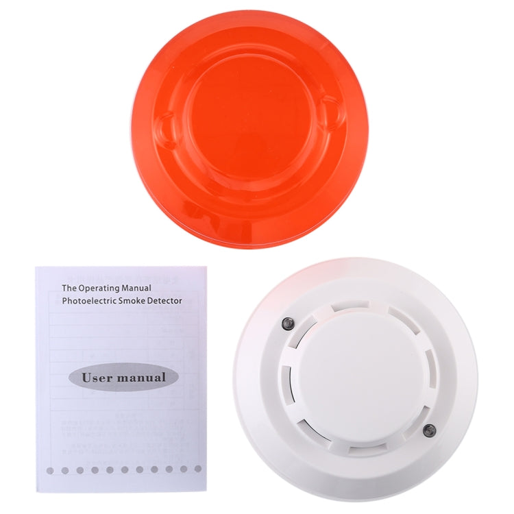 Rilevatore di fumo fotoelettrico con indicatore LED rosso