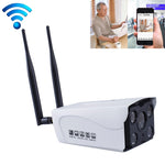 J-02130 Telecamera IP WiFi wireless intelligente con doppia antenna da 1,3 MP, supporto per visione notturna a infrarossi e scheda TF (64 GB massimo), J-02130