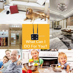 J-02130 Telecamera IP WiFi wireless intelligente con doppia antenna da 1,3 MP, supporto per visione notturna a infrarossi e scheda TF (64 GB massimo), J-02130