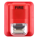 Sensore allarme antincendio con luce sonora 24V DC