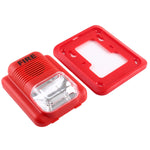 Sensore allarme antincendio con luce sonora 24V DC