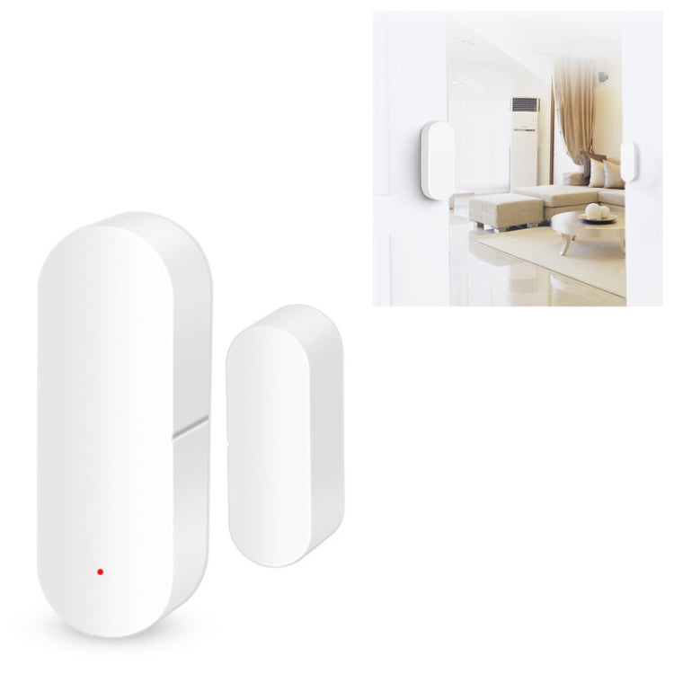 DY-MC400A Rilevatore di porte e finestre di casa con collegamento intelligente WiFi, supporta il controllo vocale e il telecomando APP