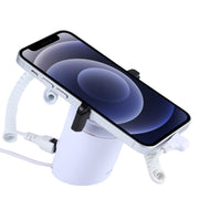 Espositore cilindrico Sistema di sicurezza Antifurto / Supporto per display allarme antifurto con telecomando a infrarossi per iPhone / iPod con porta a 8 pin, ABS Cylindrical 8 Pin