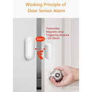 PB-69W Sensore magnetico wireless intelligente per porte e finestre WIFI, PB-69W
