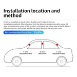 Allarme rilevatore di fumo di monossido di carbonio con mini display digitale per auto XY-C610 senza batteria
