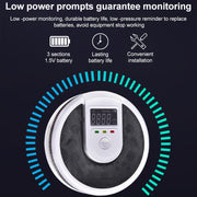 JSN-999COM Rilevatore di allarme vocale dal vivo per monossido di carbonio e fumo senza batteria