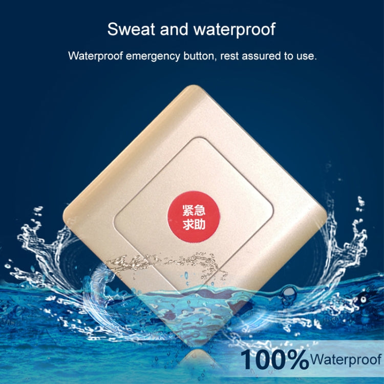 Set pulsante chiamata allarme WC wireless per disabili
