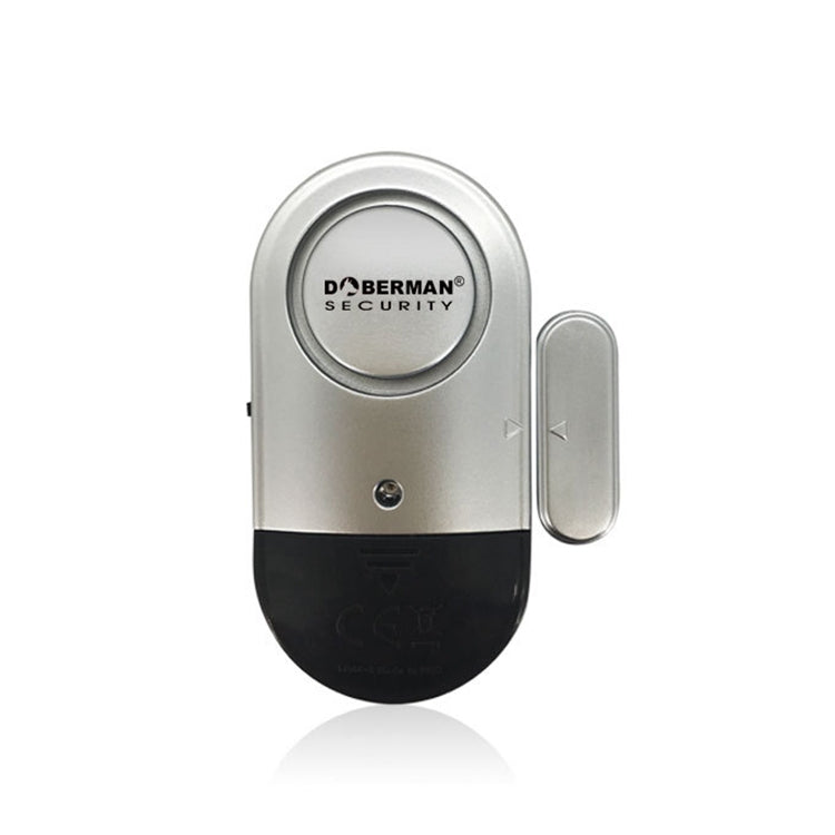 DOBERMAN SE-0701 Sensore antifurto a molla magnetica per porte e finestre ovale per uso domestico Allarme semplice e super rumoroso, SE-0701