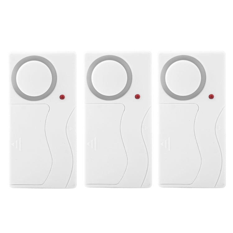 Sicurezza domestica Telecomando wireless Sirena per porte e finestre Sensore magnetico Allarme allarme, 1 telecomando + 3 sensori magnetici, FYD-1388