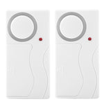Sicurezza domestica Telecomando senza fili Sirena per porte e finestre Sensore magnetico Avviso allarme, 1 telecomando + 2 sensori magnetici, FYD-1366