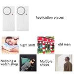 Sicurezza domestica Telecomando senza fili Sirena per porte e finestre Sensore magnetico Avviso allarme, 1 telecomando + 2 sensori magnetici, FYD-1366