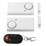 Sicurezza domestica Telecomando senza fili Sirena per porte e finestre Sensore magnetico Avviso allarme, 1 telecomando + 2 sensori magnetici, FYD-1366
