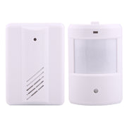 YF-0155 Kit sistema di rilevamento remoto per orologio elettroguardia wireless sicuro per ufficio domestico, 1 ricevitore + 1 rilevatore, YF-0155