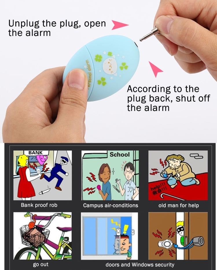 Mini allarme personale portatile 120 dB per bambini e donne