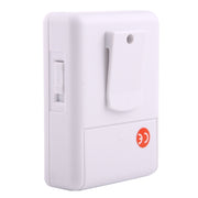 YF-0156 Da 1 a 2 kit di sistema di rilevamento remoto per orologio elettroguardia wireless sicuro per ufficio domestico, 1 ricevitore + 2 rilevatori, YF-0156