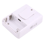 YF-0156 Da 1 a 2 kit di sistema di rilevamento remoto per orologio elettroguardia wireless sicuro per ufficio domestico, 1 ricevitore + 2 rilevatori, YF-0156