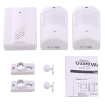 Kit sistema rilevamento remoto wireless 1 ricevitore 2 sensori