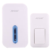 AITENG V017G Life Campanello wireless senza batteria impermeabile, 1 ricevitore + 1 trasmettitore, distanza ricevitore: 130 m, presa americana, V017G
