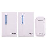 VOYE V015F2 Campanello wireless casa con doppio ricevitore