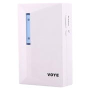 VOYE V015F2 Campanello wireless per casa con musica intelligente con doppio ricevitore, distanza telecomando: 120 m (all'aperto), V015F2