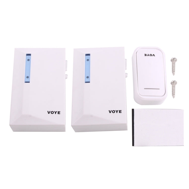 VOYE V015F2 Campanello wireless casa con doppio ricevitore