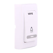 VOYE V004B2 Campanello wireless per casa con musica intelligente con doppio ricevitore, distanza telecomando: 120 m (all'aperto), V004B2