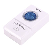 VOYE V001A2 Campanello domestico wireless Smart Music LED con doppio ricevitore, distanza telecomando: 120 m (all'aperto), V001A2