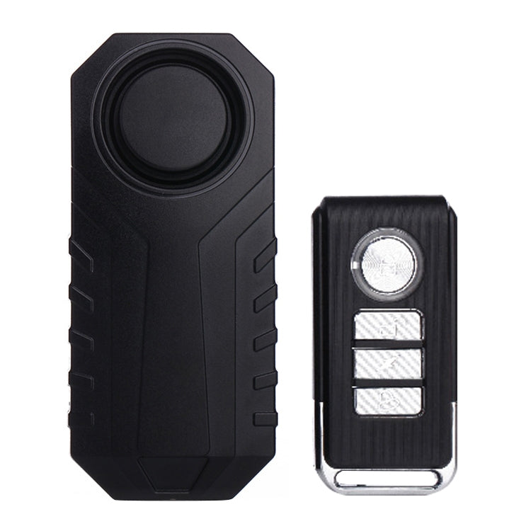 KS-SF22R Allarme antifurto con sensore antifurto a vibrazione wireless impermeabile IP55 da 113 dB con telecomando per veicolo/bicicletta/bicicletta elettrica, KS-SF22R