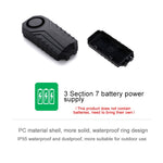 KS-SF22R Allarme antifurto con sensore antifurto a vibrazione wireless impermeabile IP55 da 113 dB con telecomando per veicolo/bicicletta/bicicletta elettrica, KS-SF22R