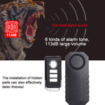 KS-SF22R Allarme antifurto con sensore antifurto a vibrazione wireless impermeabile IP55 da 113 dB con telecomando per veicolo/bicicletta/bicicletta elettrica, KS-SF22R