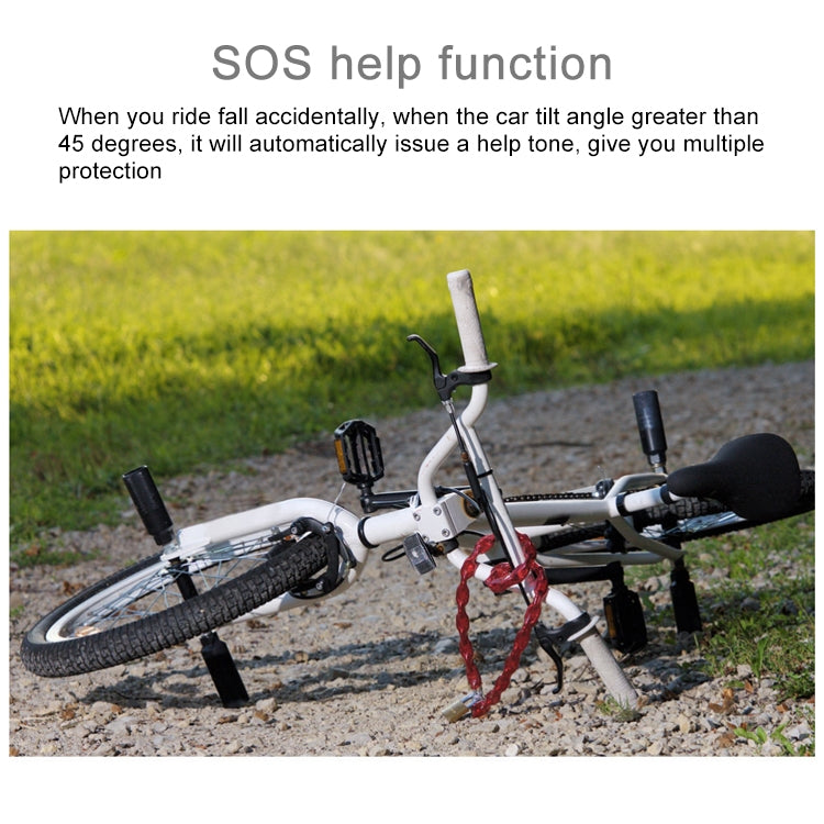 KS-SF22R Allarme antifurto con sensore antifurto a vibrazione wireless impermeabile IP55 da 113 dB con telecomando per veicolo/bicicletta/bicicletta elettrica, KS-SF22R
