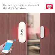 NEO NAS-DS01W Sensore per porta e finestra LED WiFi in tempo reale wireless