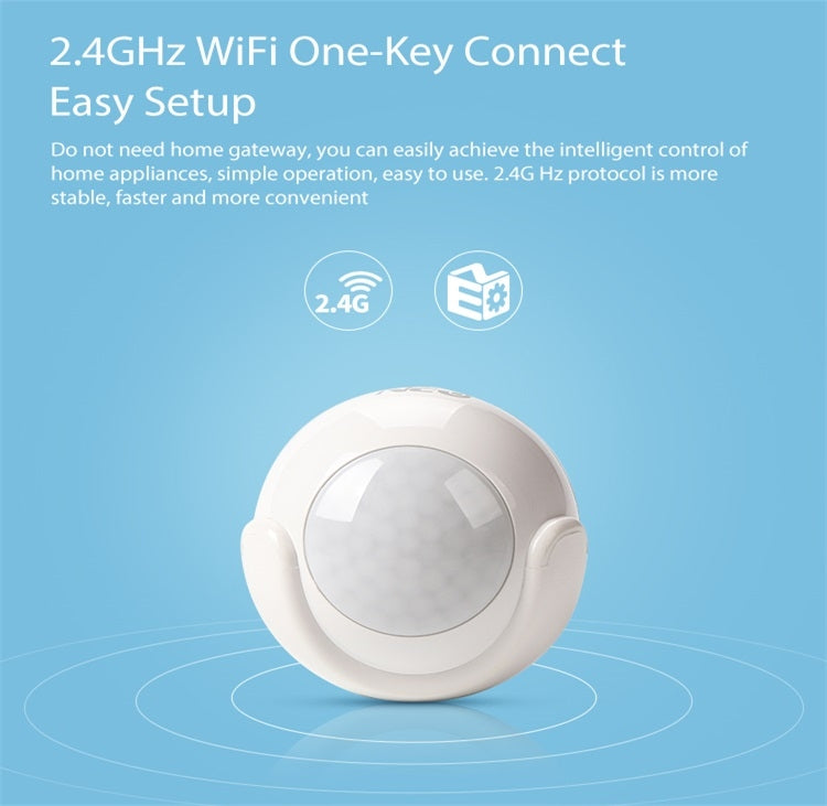 Sensore di movimento PIR WiFi compatibile Android e iOS