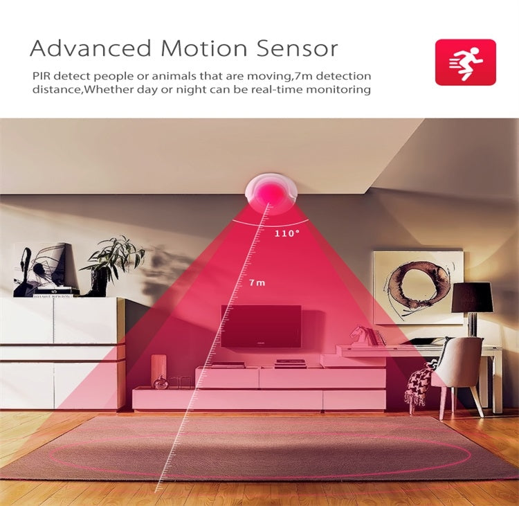 Sensore di movimento PIR WiFi compatibile Android e iOS