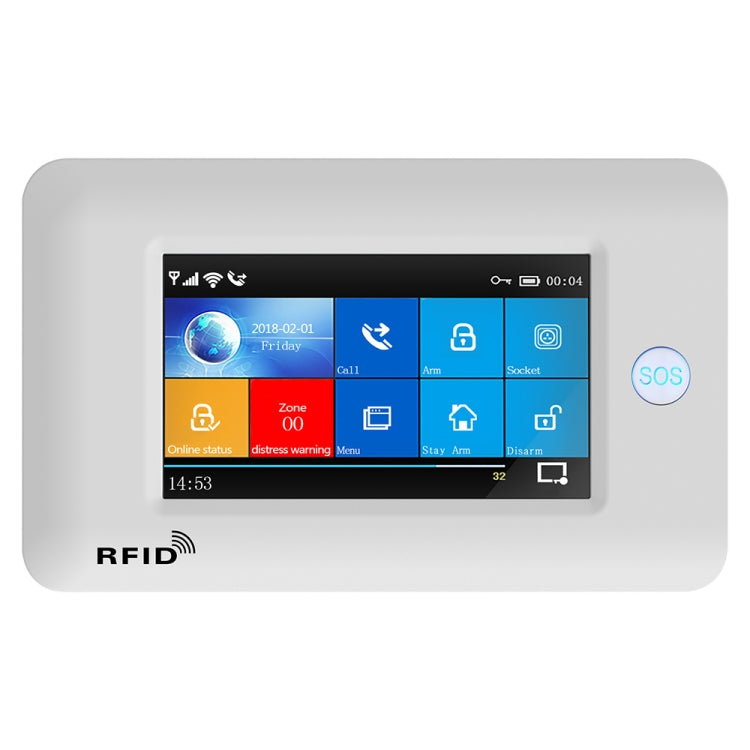 PG-106-GSM Sistema di allarme intelligente GSM/GPRS + WiFi con touch screen e funzione RFID, PG-106-GSM