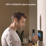 PG-106-GSM Sistema di allarme intelligente GSM/GPRS + WiFi con touch screen e funzione RFID, PG-106-GSM