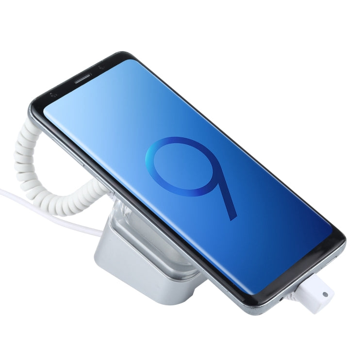 Espositore per allarme antifurto per telefono cellulare con telecomando per telefoni cellulari con porta Type-C / USB-C, Alarm Stand