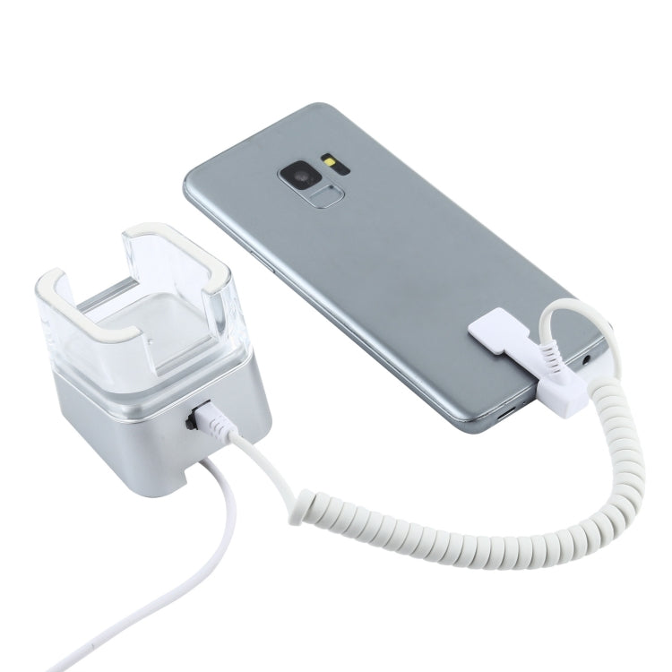 Espositore per allarme antifurto per telefono cellulare con telecomando per telefoni cellulari con porta Type-C / USB-C, Alarm Stand